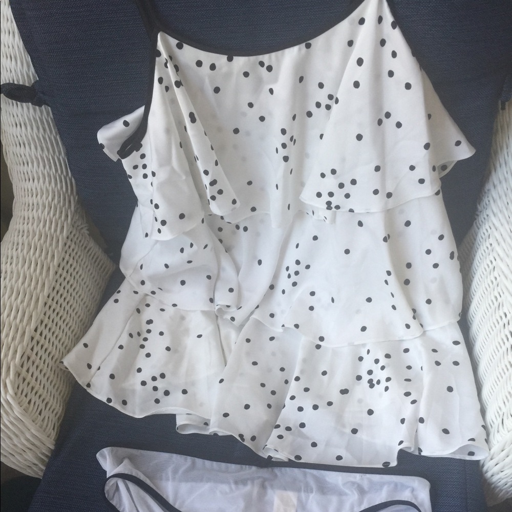 💕 BRAND NEW 💕KATE SPADE & B&W POLKA DOT PJ SET - Picture 2 of 8